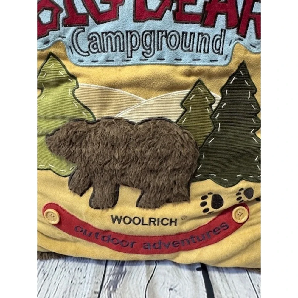 Woolrich Big Bear Camp Outdoor Adventures‎ Decorative Kids Pillow 19